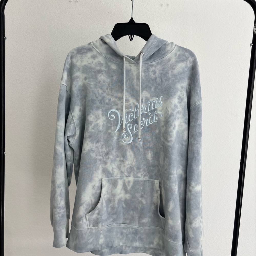 Victoria's Secret Blue Tie-Dye  Hoodie